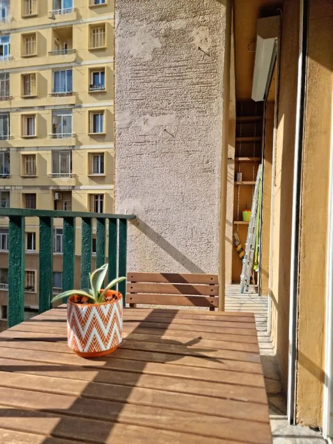 Appartamento La Caisserie Vieux-Port / Une Chambre Et Balcon Marsiglia